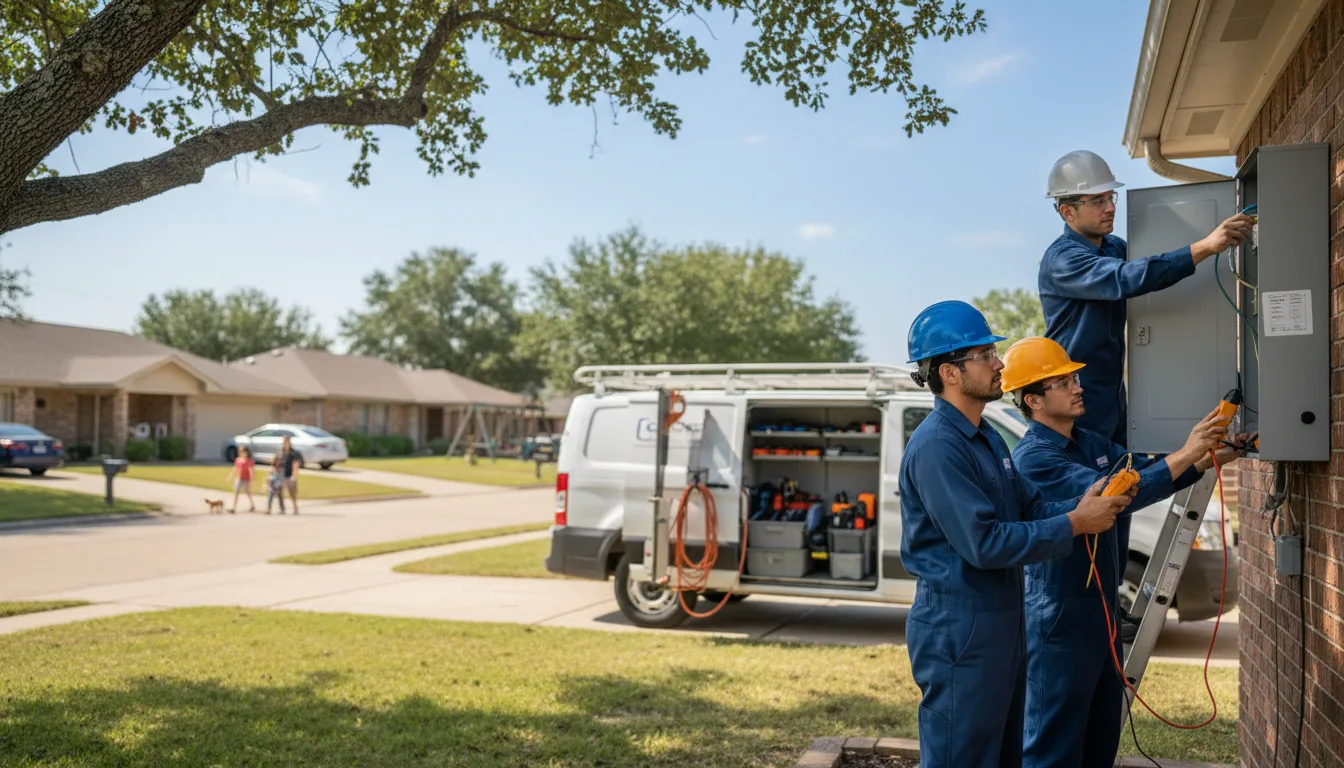 Certified electrician providing emergency electrical services in Greentown, OH